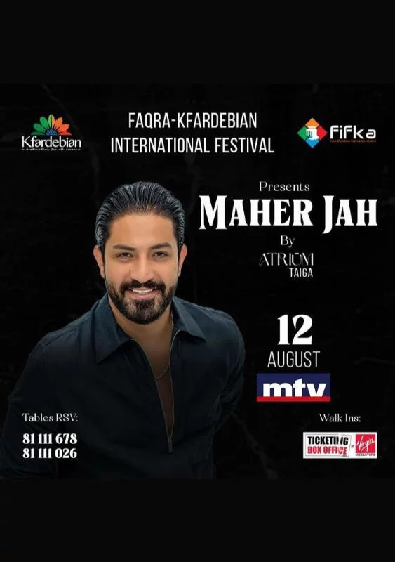 Maher Jah at Faqra Kfardebian International Festival